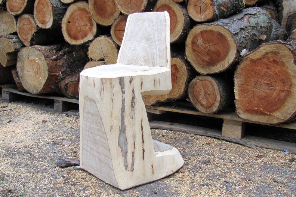 Izdelajte stol iz lesa